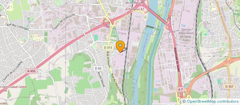 localisation de l'entreprise NBT IMMO 2  IRIGNY