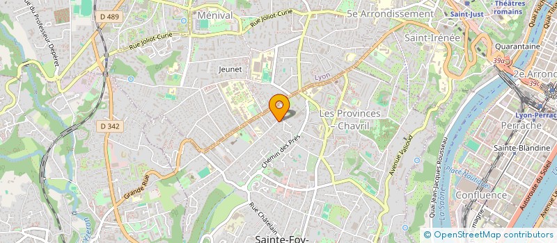 localisation de l'entreprise NBT INVEST  SAINTE-FOY-LES-LYON