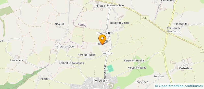 localisation de l'entreprise NBTP  KERNILIS