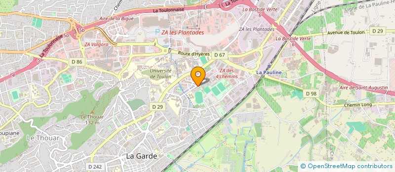 localisation de l'entreprise NBTP83  LA GARDE