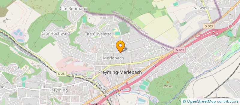 localisation de l'entreprise NBUSINESSCONSULTING  FREYMING-MERLEBACH