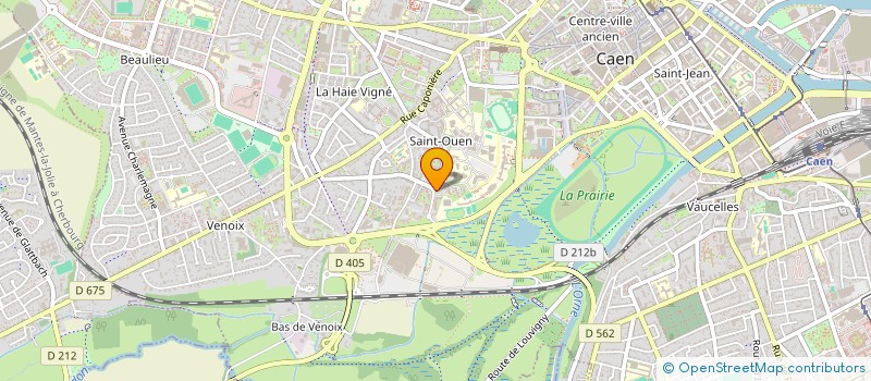 localisation de l'entreprise NBV à CAEN