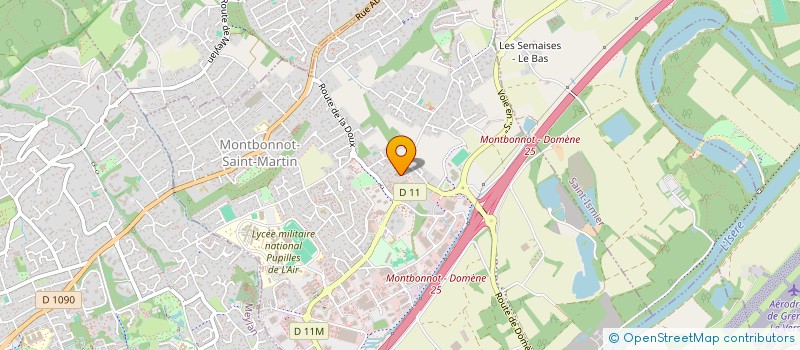 localisation de l'entreprise NBV-R  MONTBONNOT-SAINT-MARTIN