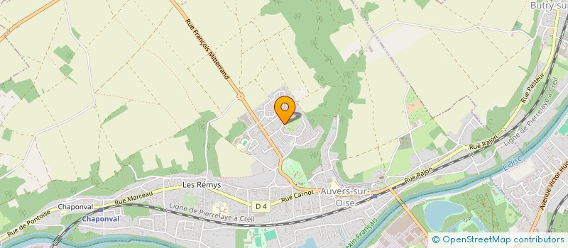 localisation de l'entreprise NBWI  AUVERS-SUR-OISE