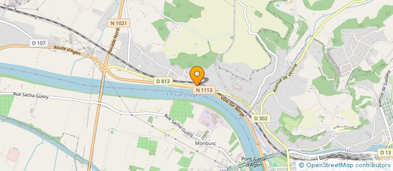 localisation de l'entreprise NBX 47  FOULAYRONNES