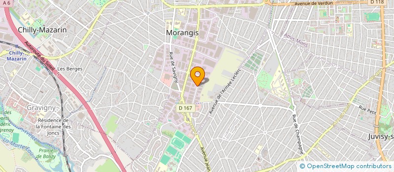 localisation de l'entreprise NBZ CARROSSERIE à MORANGIS
