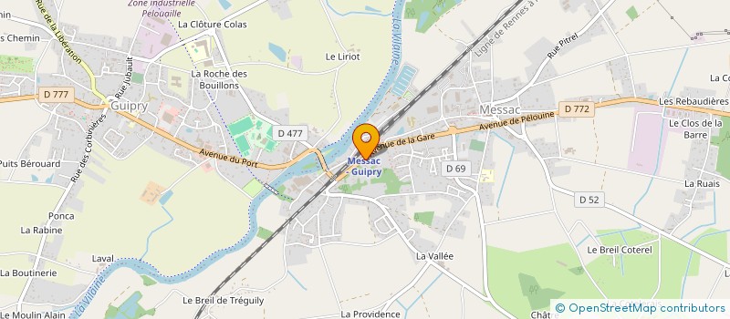 localisation de l'entreprise NC 35 à GUIPRY-MESSAC