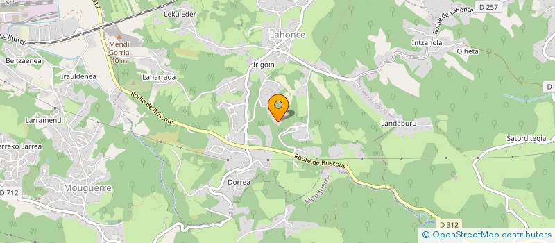 localisation de l'entreprise NC  LAHONCE