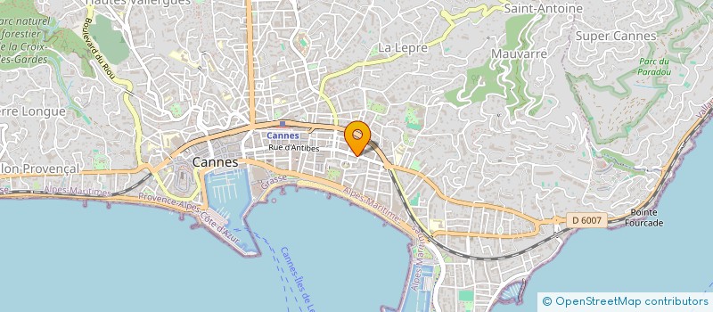 localisation de l'entreprise NC & A HOLDING  CANNES