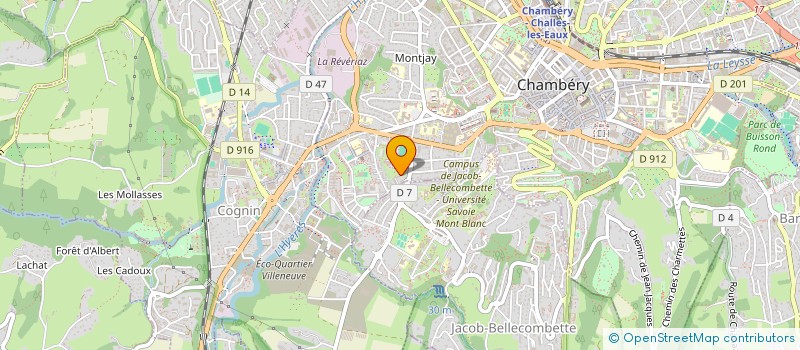 localisation de l'entreprise NC ALPES  CHAMBERY