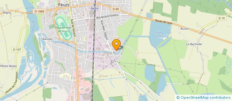 localisation de l'entreprise NC AUTO SERVICE  FEURS