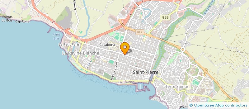 localisation de l'entreprise NC BAT à SAINT-PIERRE