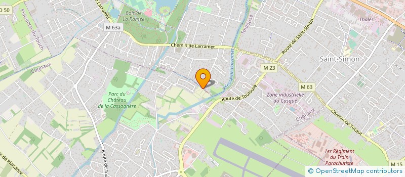 localisation de l'entreprise NC CAPITAL  TOURNEFEUILLE