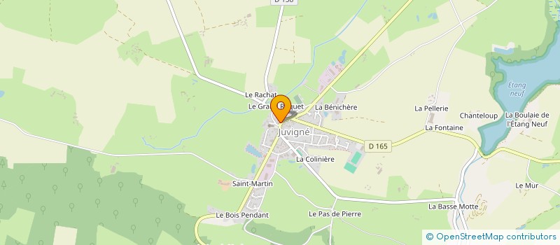 localisation de l'entreprise NC' COIFFURE  JUVIGNE