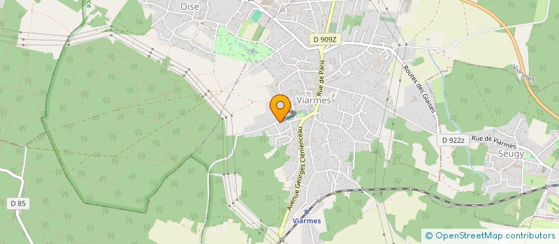 localisation de l'entreprise NC COMMERCE  VIARMES