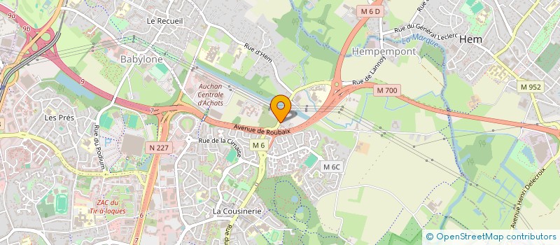 localisation de l'entreprise NC CONCEPT  VILLENEUVE-D'ASCQ