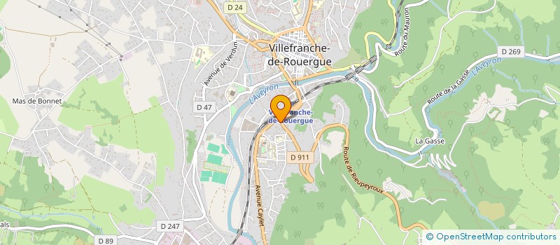 localisation de l'entreprise NC CONSEIL  VILLEFRANCHE-DE-ROUERGUE