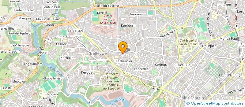 localisation de l'entreprise NC CONSULTING à BREST