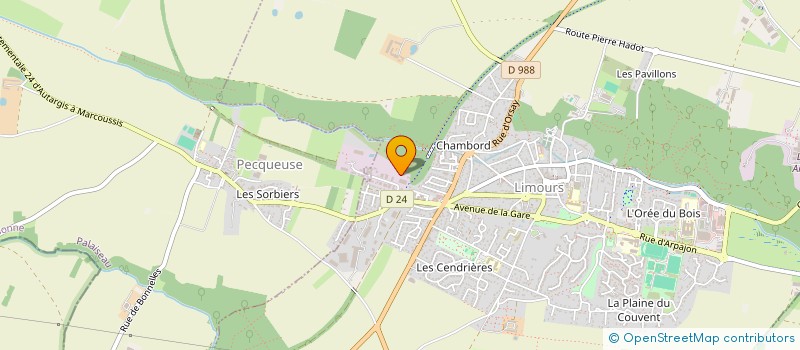 localisation de l'entreprise NC COUVERTURE à LIMOURS