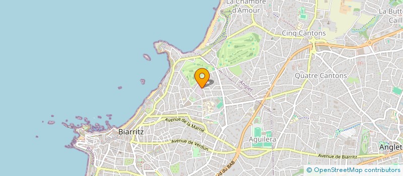 localisation de l'entreprise NC-DANSE  BIARRITZ