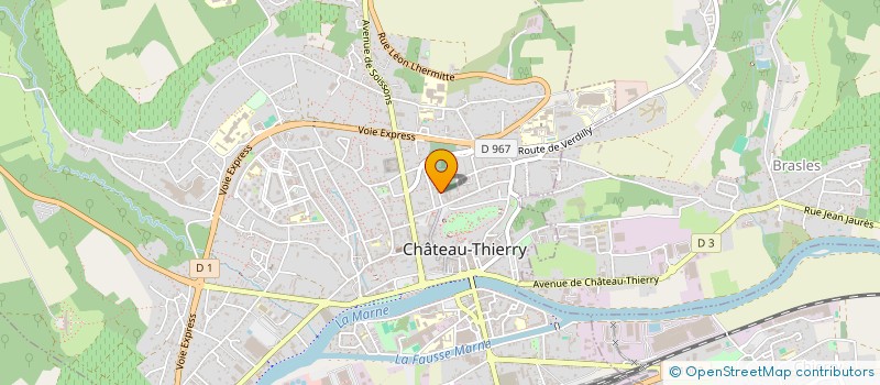 localisation de l'entreprise NC DECOR  CHATEAU-THIERRY