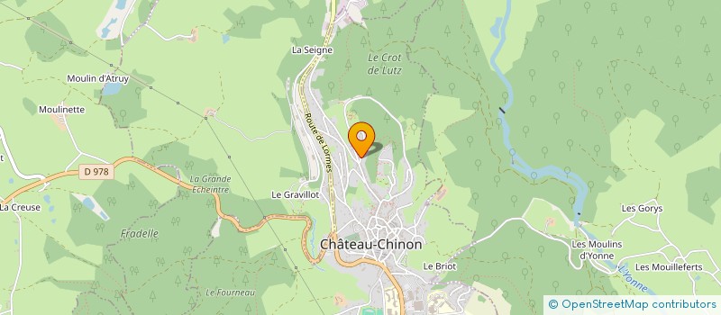 localisation de l'entreprise NC DEPANNAGE  CHATEAU-CHINON (VILLE)