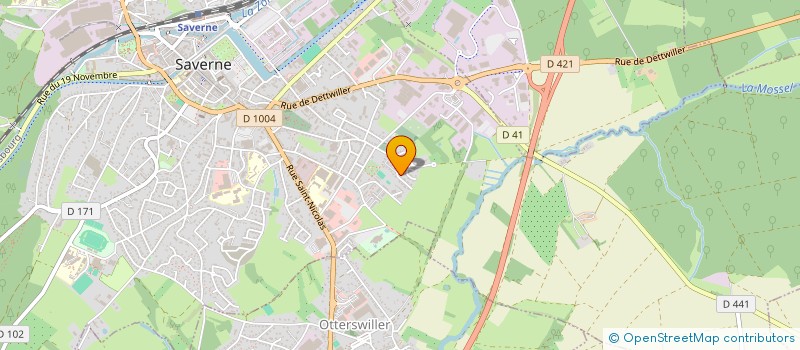 localisation de l'entreprise NC DISTRIBUTION à SAVERNE