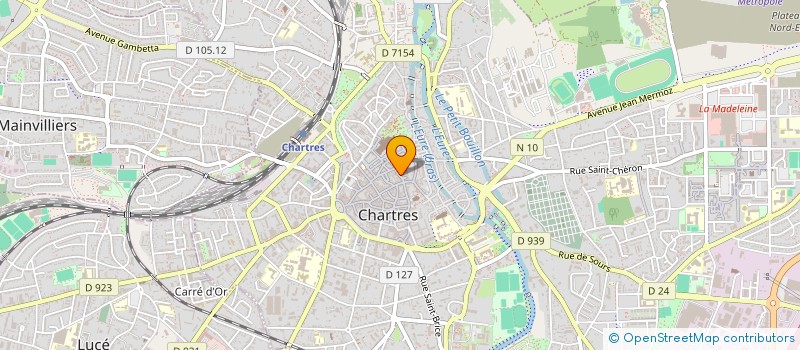 localisation de l'entreprise NC DISTRIBUTION à CHARTRES