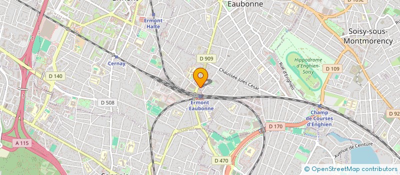 localisation de l'entreprise NC DISTRIBUTION à EAUBONNE