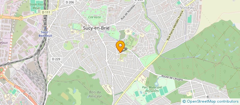 localisation de l'entreprise NC-ELEC  SUCY-EN-BRIE