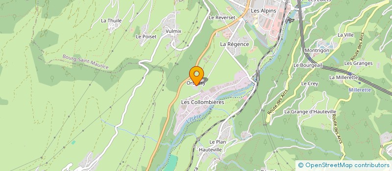 localisation de l'entreprise NC ELEC  BOURG-SAINT-MAURICE