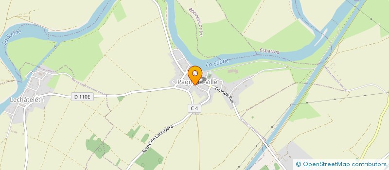 localisation de l'entreprise NC ENERGIES  PAGNY-LA-VILLE