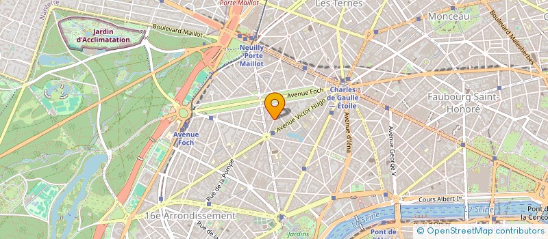 localisation de l'entreprise NC FINANCE PROJECT MANAGEMENT  PARIS