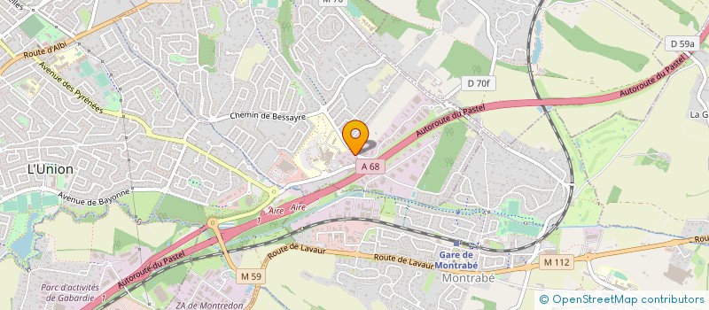 localisation de l'entreprise NC FINANCES à ST JEAN