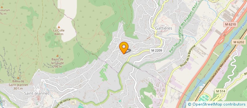 localisation de l'entreprise NC FINANCES à CARROS