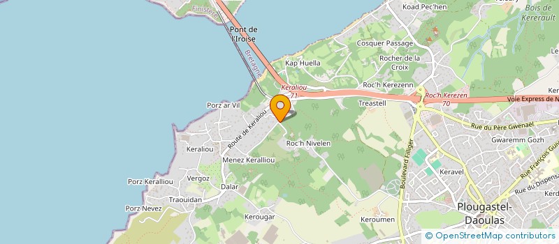 localisation de l'entreprise NC GROUP  PLOUGASTEL-DAOULAS