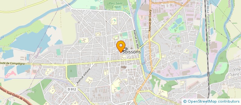 localisation de l'entreprise NC HOLDING à SOISSONS