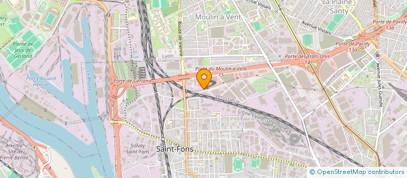 localisation de l'entreprise NC IMMO  VENISSIEUX