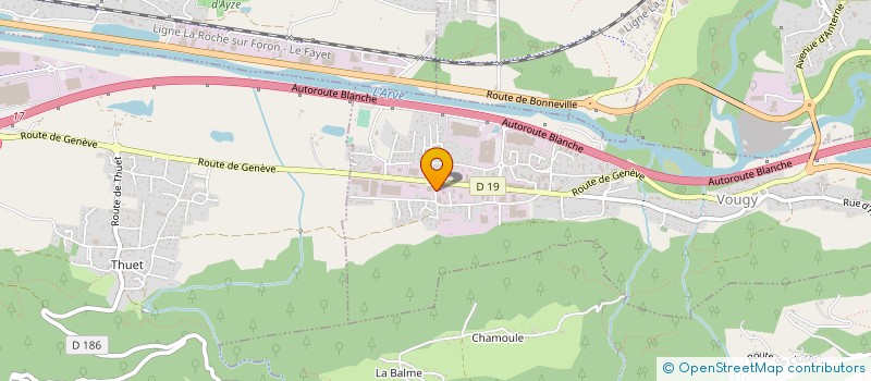 localisation de l'entreprise NC IMMO  VOUGY