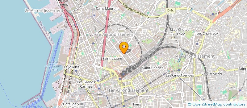 localisation de l'entreprise NC IMMOBILIER  MARSEILLE