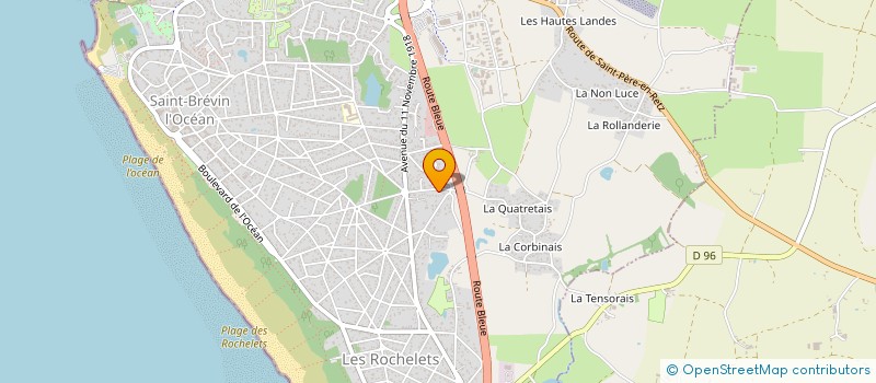 localisation de l'entreprise NC INOX à SAINT-BREVIN-LES-PINS