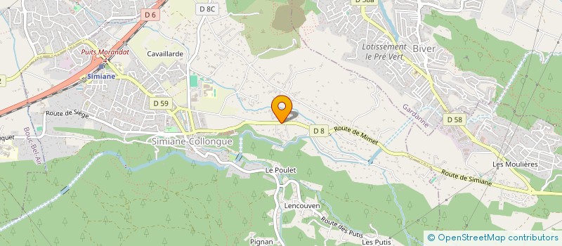 localisation de l'entreprise NC.INSTALPLV  SIMIANE-COLLONGUE