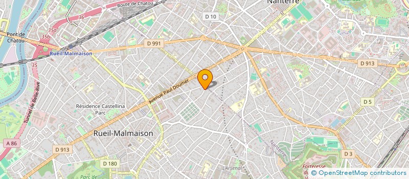 localisation de l'entreprise NC INVEST à RUEIL-MALMAISON