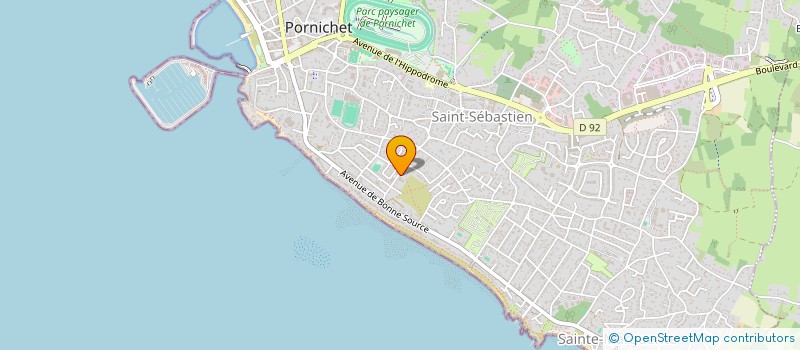 localisation de l'entreprise NC INVEST à PORNICHET