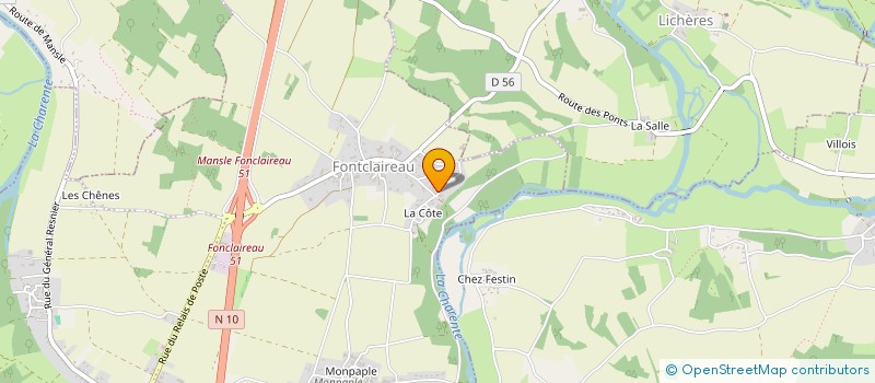 localisation de l'entreprise NC INVESTISSEMENTS  MANSLE-LES-FONTAINES