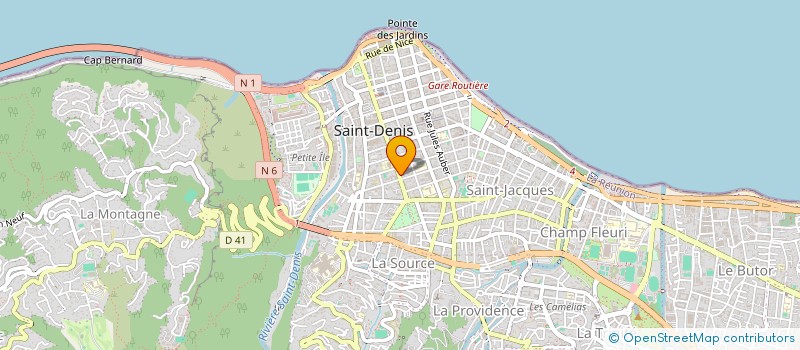 localisation de l'entreprise NC LOCATIONS 2022 à SAINT-DENIS