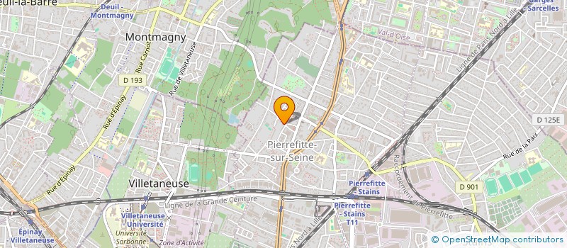 localisation de l'entreprise NC MANAGEMENT à PIERREFITTE-SUR-SEINE
