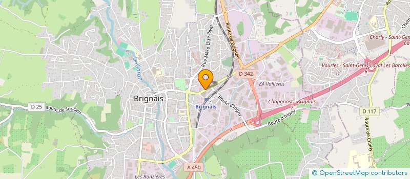 localisation de l'entreprise NC MAT à BRIGNAIS