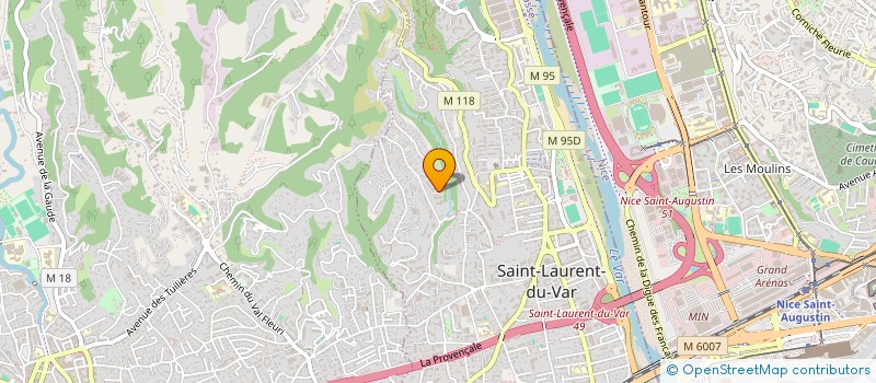 localisation de l'entreprise NC MDB à SAINT-LAURENT-DU-VAR