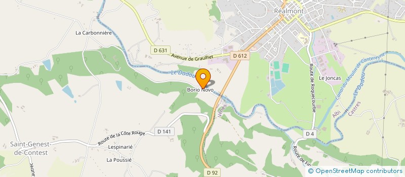 localisation de l'entreprise NC MECA  LAUTREC